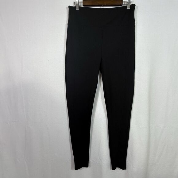 Spanx Pants - Assets by Spanx Black Ponte Knit High Waisted Shaping Leggings Size XL Workwear